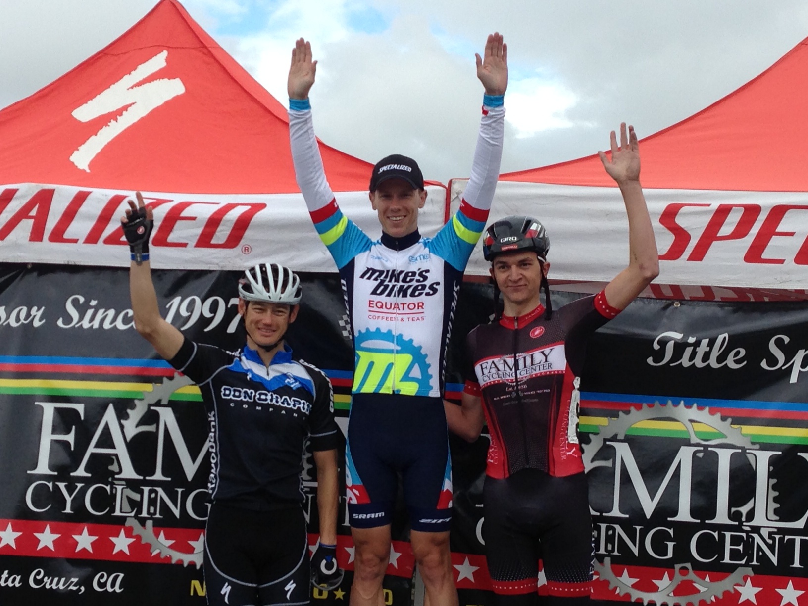 Cat 2, 3 podium