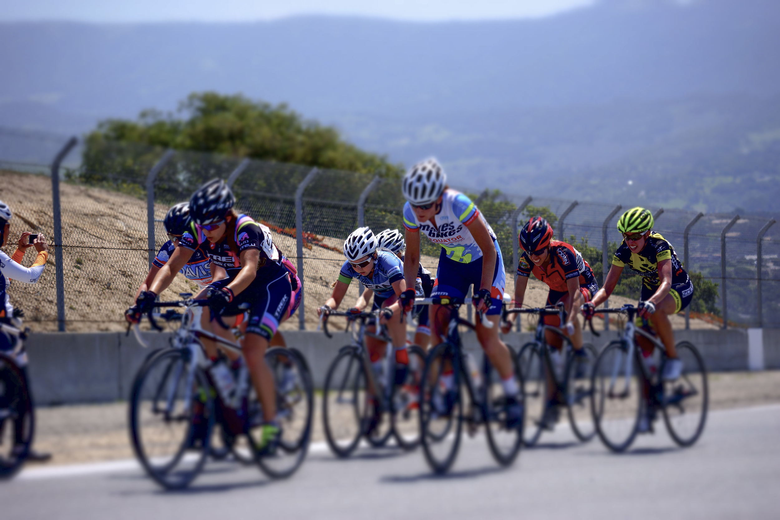 Angel looking strong in the Sea Otter Road Race