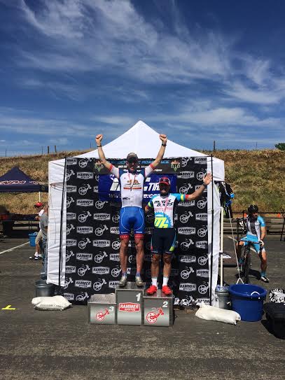 Scott cox takes 2nd to national and district masters 40-44 champion scott giles in a long hard breakaway effort.