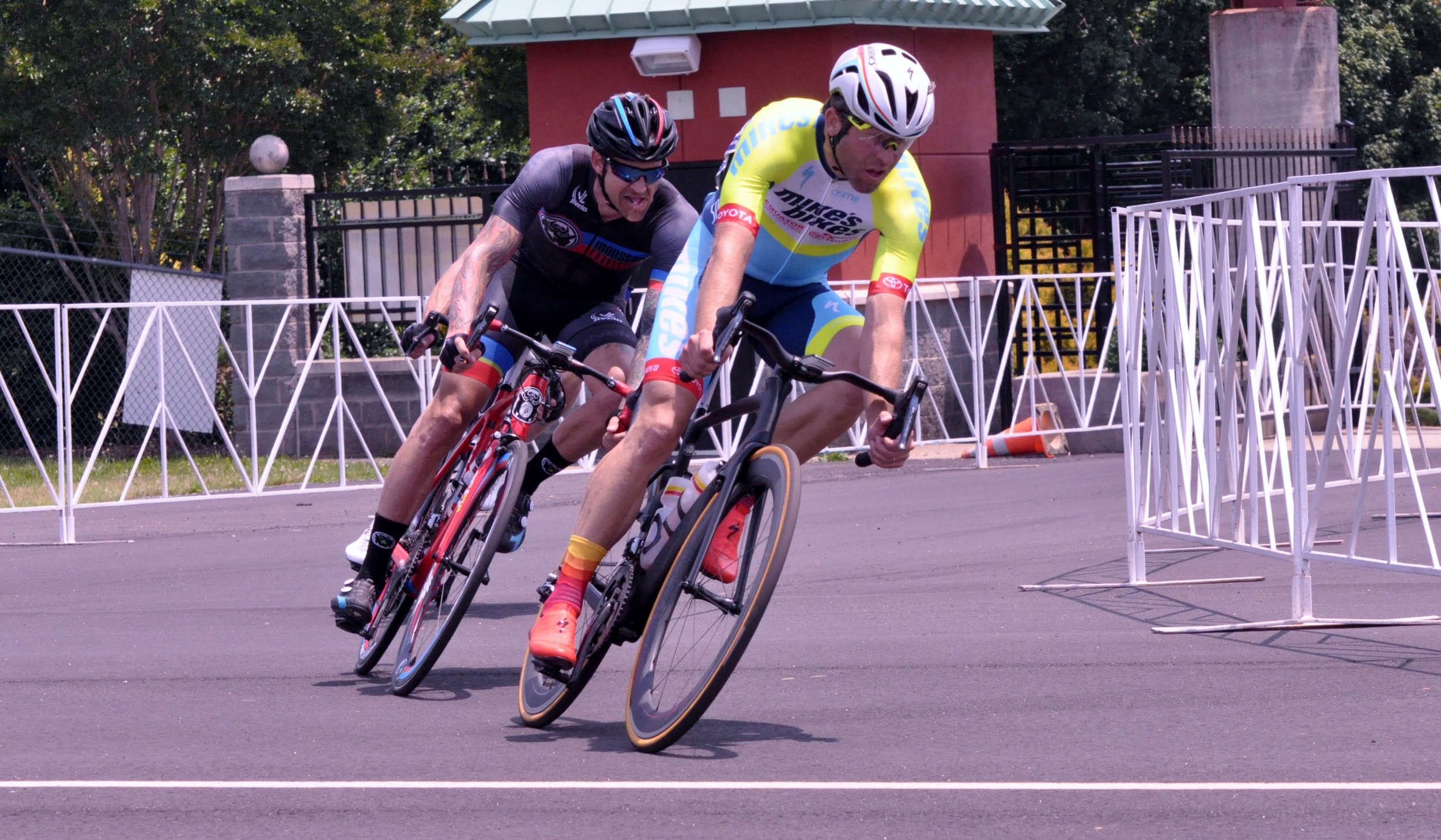 1/2 Lap to go. Photo courtesy of Greg Rowe, my USADA post-race chaperone.