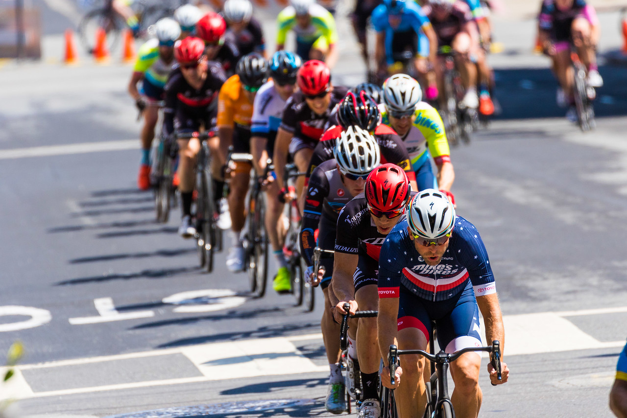 Matt Adams Leading the Pack. Photo credit: Alex Chiu