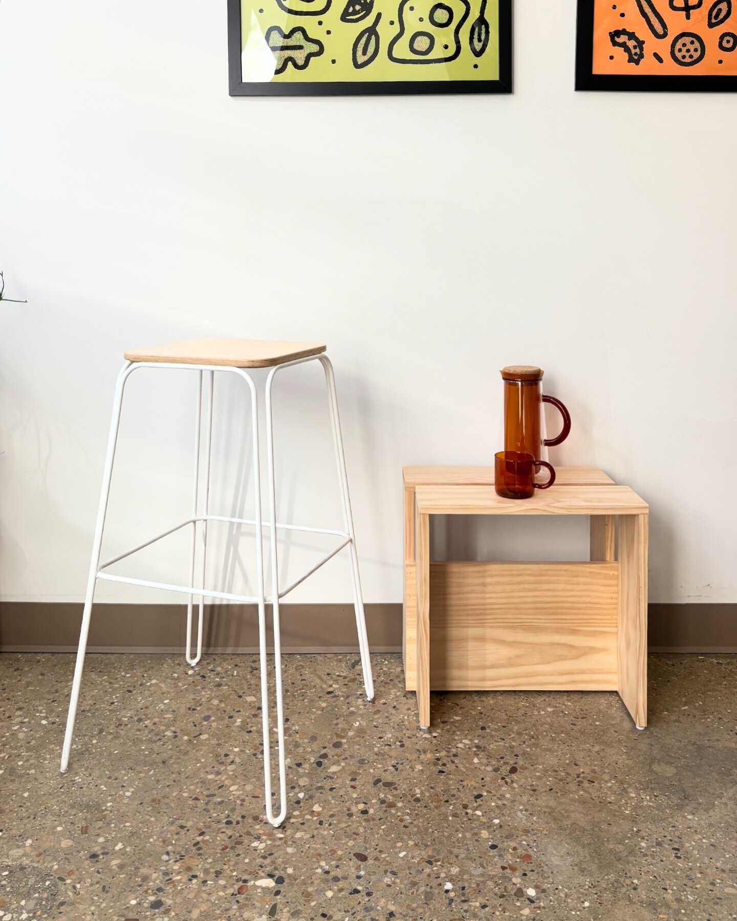 Coming soon: Stool N&deg;1 limited release in both 30&rdquo; bar height (pictured) and 26&rdquo; counter height. Learn more and reserve yours on our website.