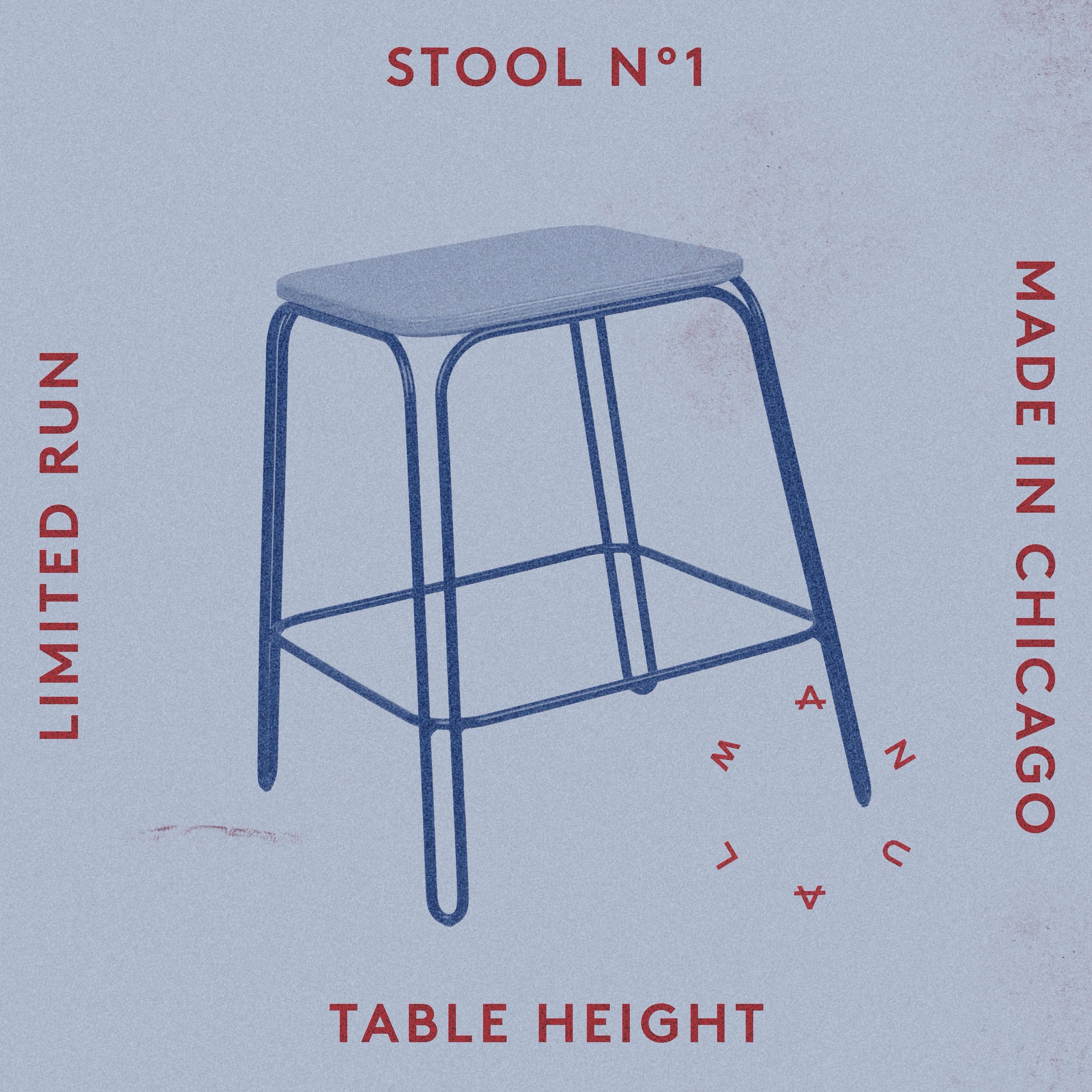 I&rsquo;m making a set of Stool N&deg;1 shorties for a new cafe here in Chicago and decided to make 6 extras. The table height might be my favorite version! Pre-order on our website, ready by mid-May. Local pick up preferred, but shipping is availabl