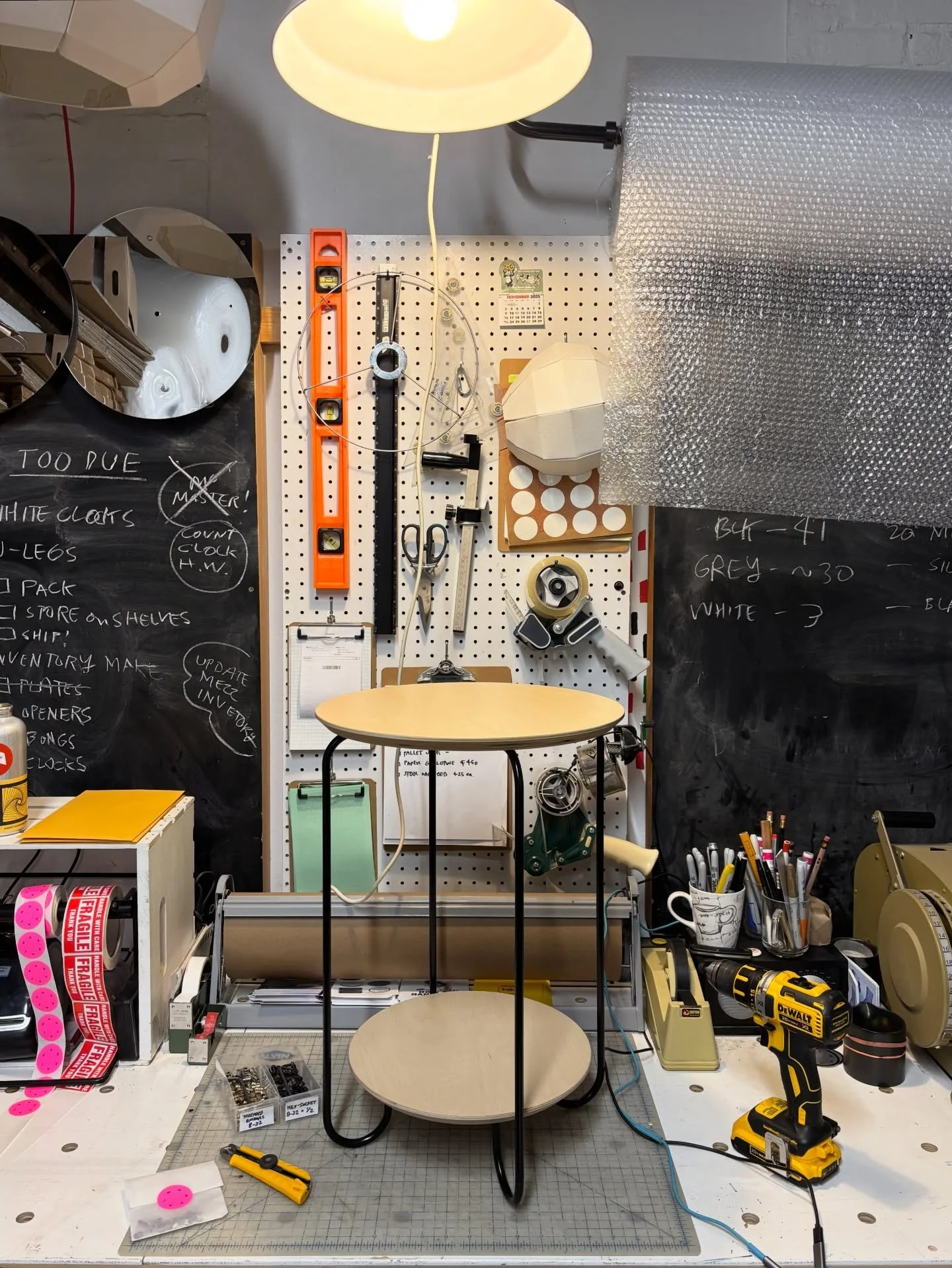 Mezzanine Plant Stand in the studio. 

Pre-orders will ship starting next week, and we have stock for the holidays as well.