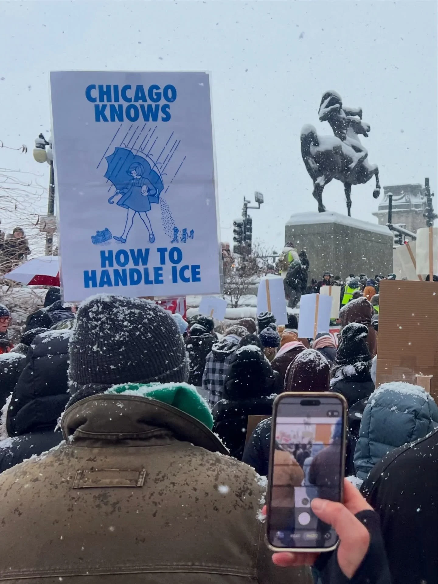 ABOLISH ICE&mdash;THERE IS NO REFORM.

Pick up a free (or paid) &ldquo;Chicago Knows&rdquo; poster at the link in bio. Sales of this poster have raised $2500 for @icirr_il in 2025.