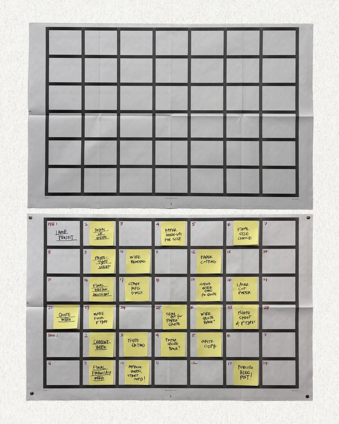 Tag yourself: A-side or B-side?

Six Weeks is a MASSIVE calendar for project planning. Hit the link in profile to learn more or pick up a stack.