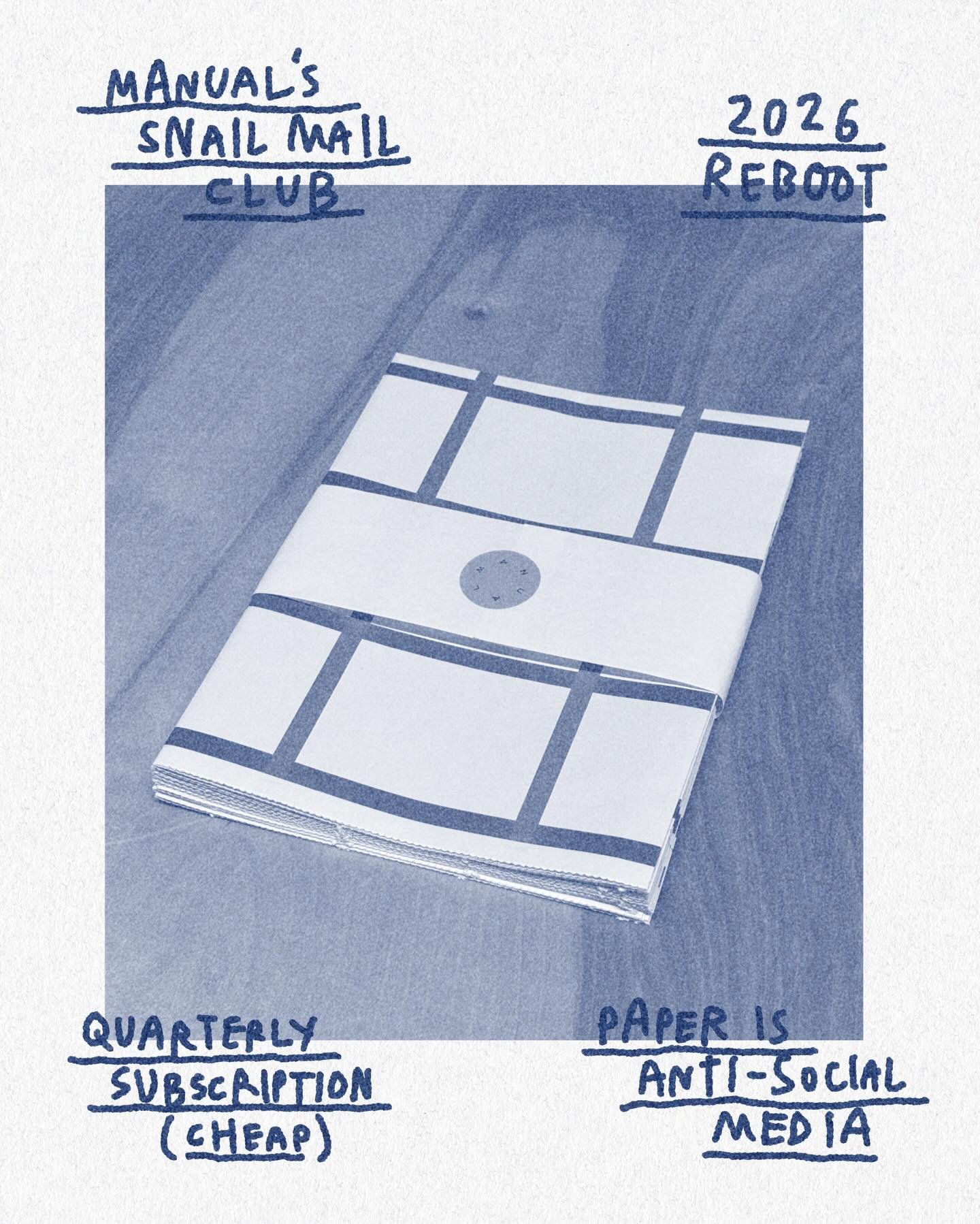 Every Snail Mail Club subscriber gets a new poster-sized print that we&rsquo;ll be launching as a product in February.

For a subscription cost of a few dollars per quarter, you&rsquo;ll receive postal mailings of printed ephemera related to the ethi