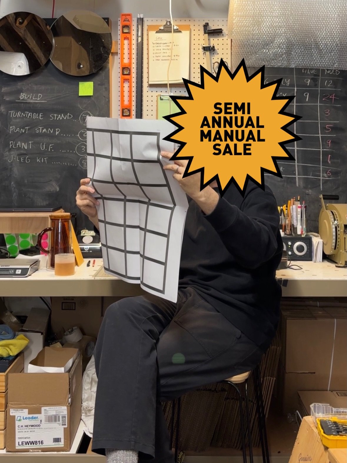 SEMI ANNUAL MANUAL SALE - until March 1