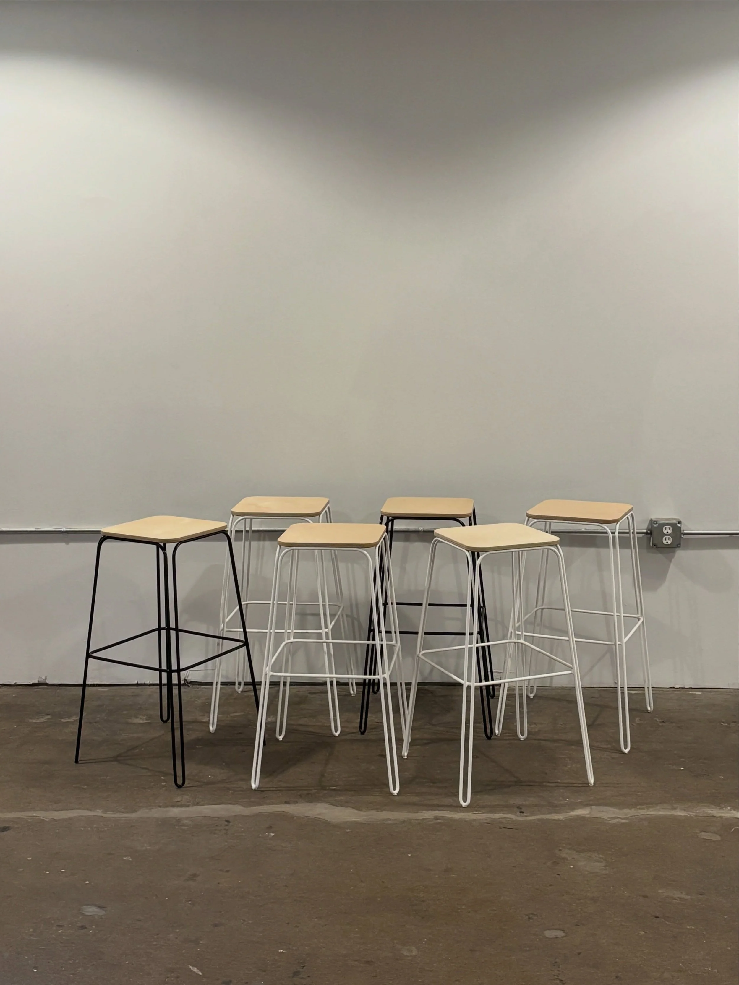 A batch of bar height Stool N&deg;1 headed to @drip.collectivechi &mdash; thanks to Fulton Market&rsquo;s finest for the continued support. 🙏