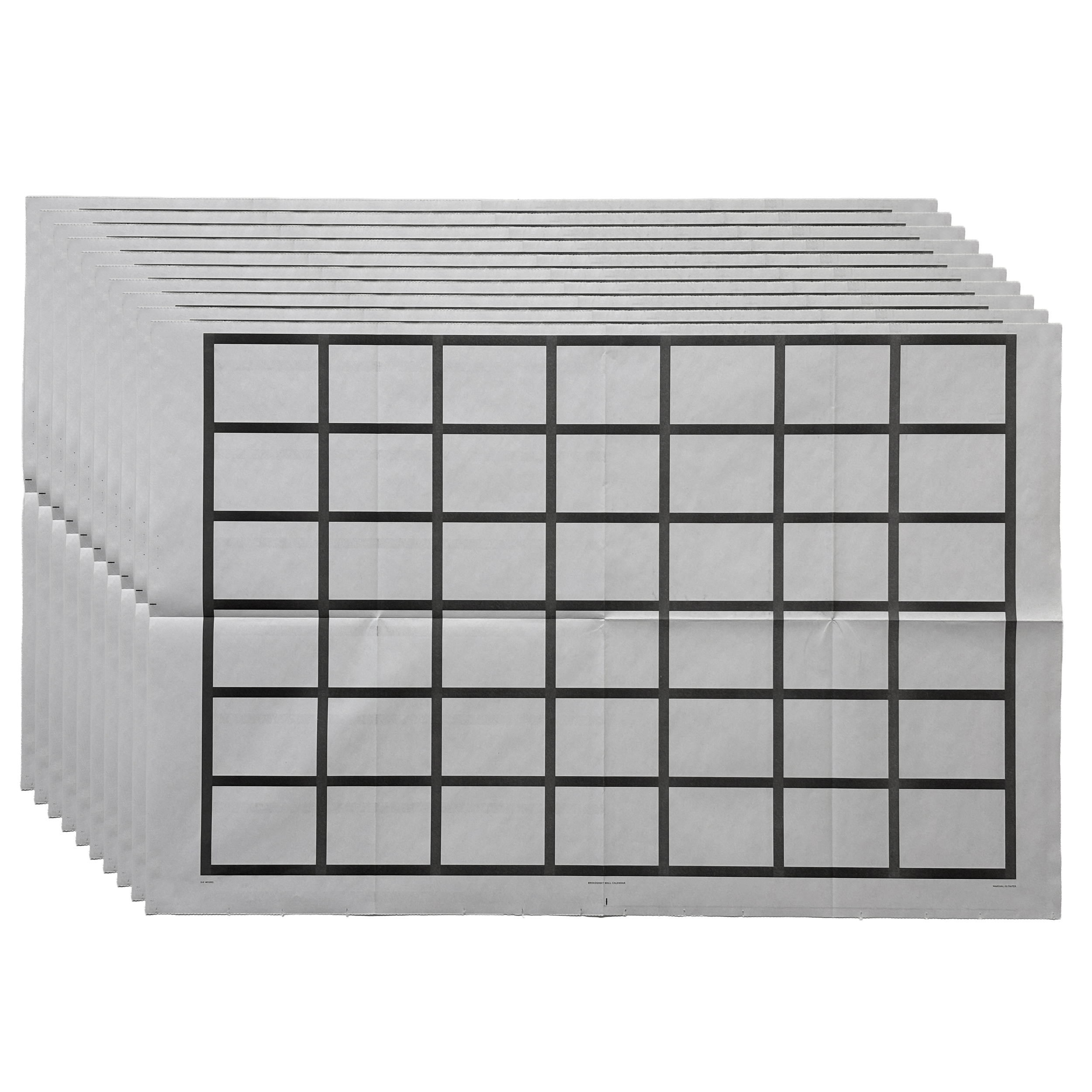 Six Weeks Calendar Poster (10 pack)