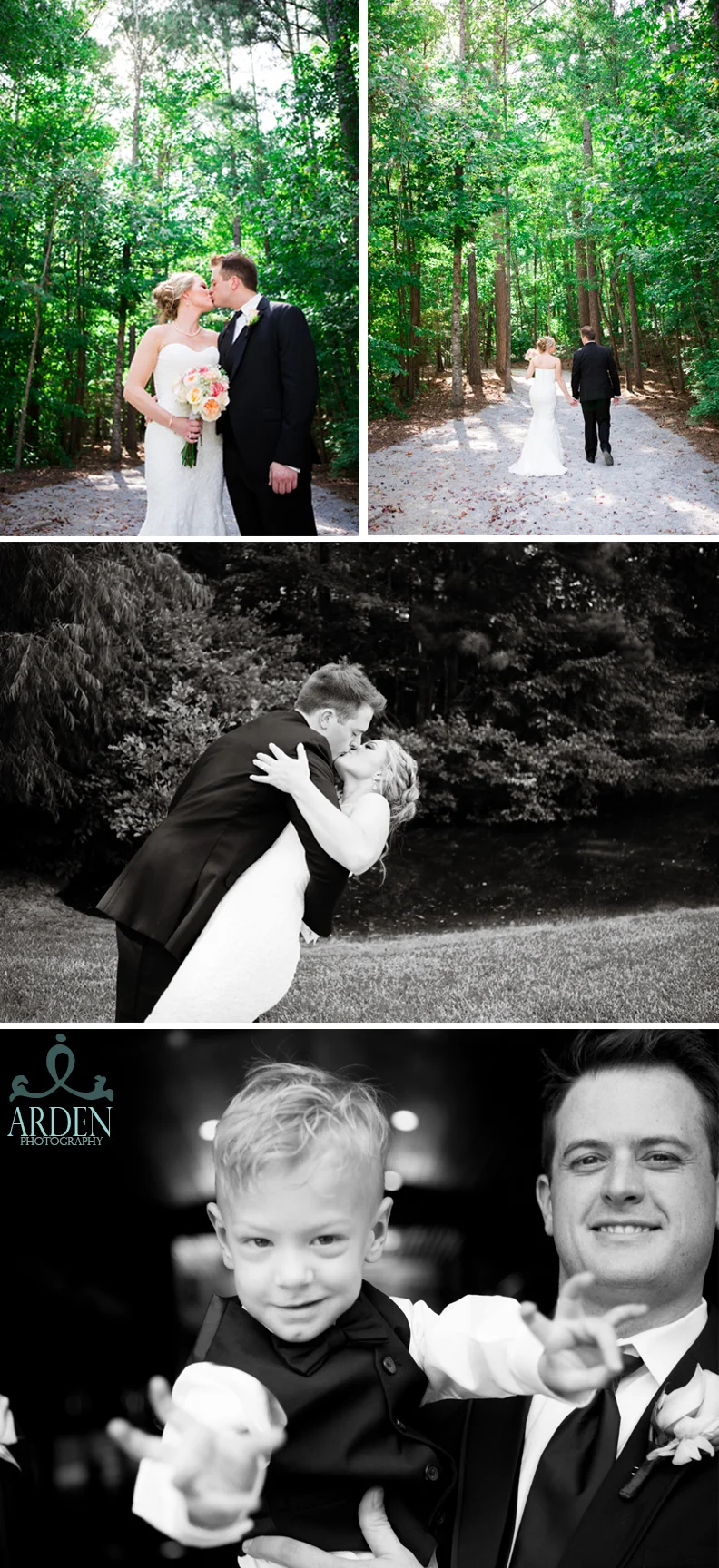 Devoted kisses, quick dips, and mischievous grins.