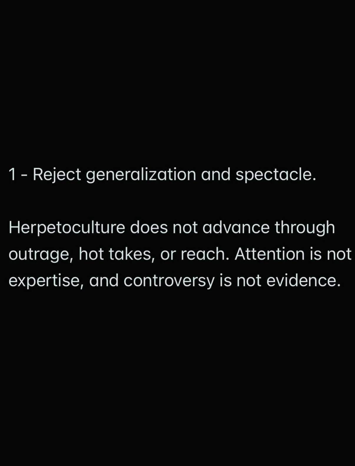Herpetoculture is like any other pursuit of knowledge. There is no fast track or shortcut. Don&rsquo;t give in to the nonsense. #aridsonly #herpetoculture #lizards