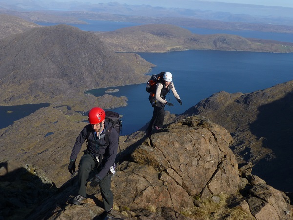 Traversing the Cuillin peaks in July