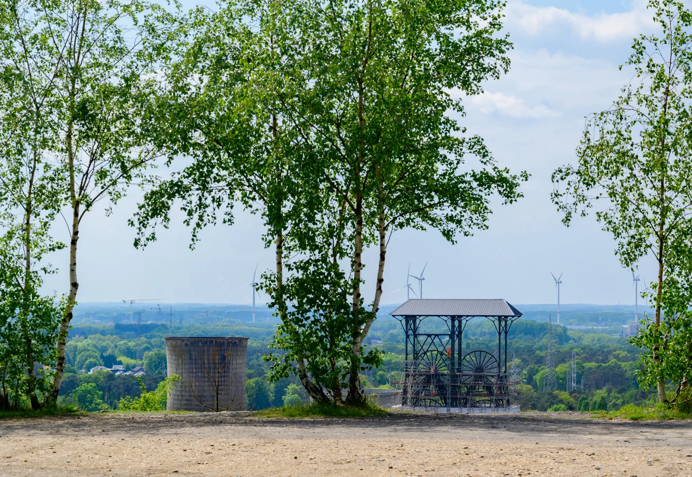 Mia Vleminckx - landschap aan de rand van de urbanisatie