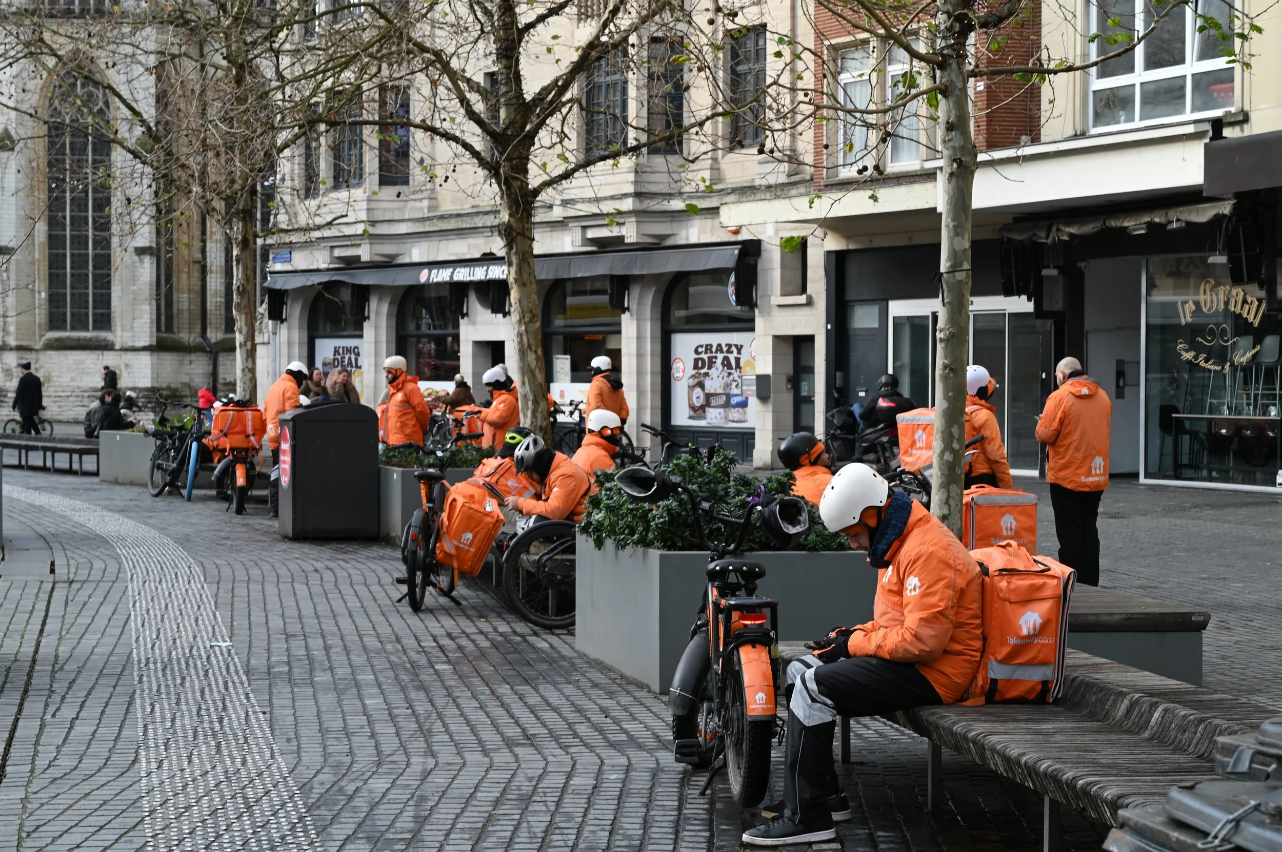 Thomas Van Hoye-Mens in de straat