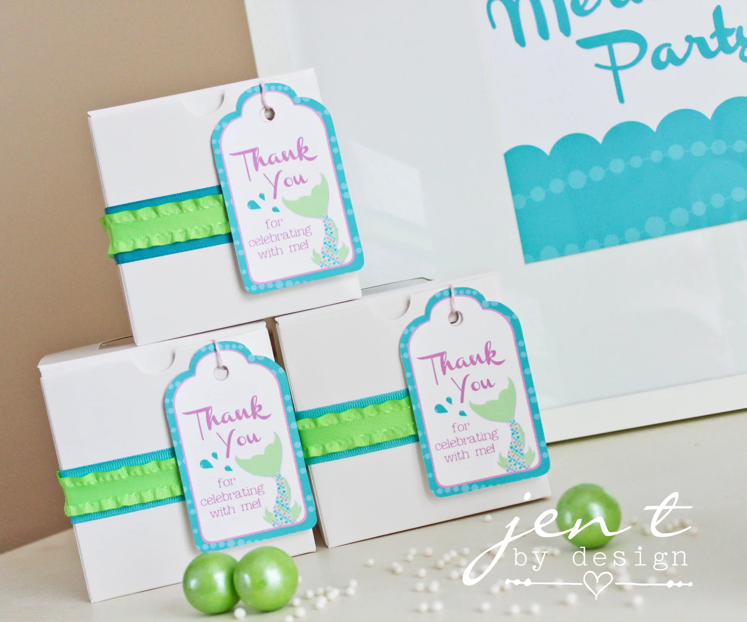 Mermaid Favor Tags - Instant Download — Jen T. by Design mermaid-favor-tags-instant-download-jen-t-by-design