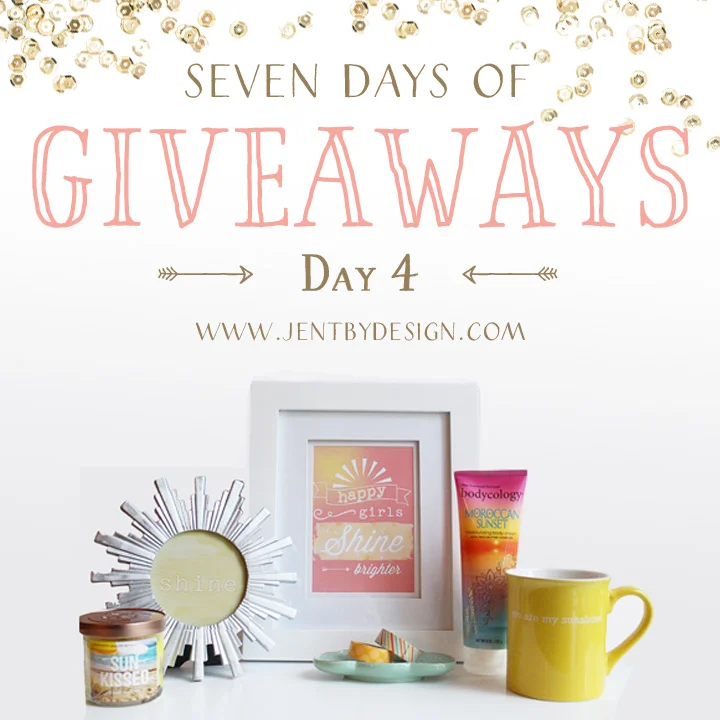 Jen T by Design Launch Party Giveaway - Day 4