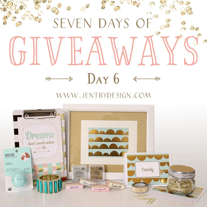 Jen T by Design Launch Party Giveaway DAY 6