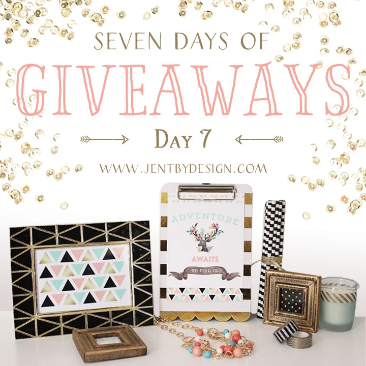 Jen T by Design Launch Party Giveaway DAY 7