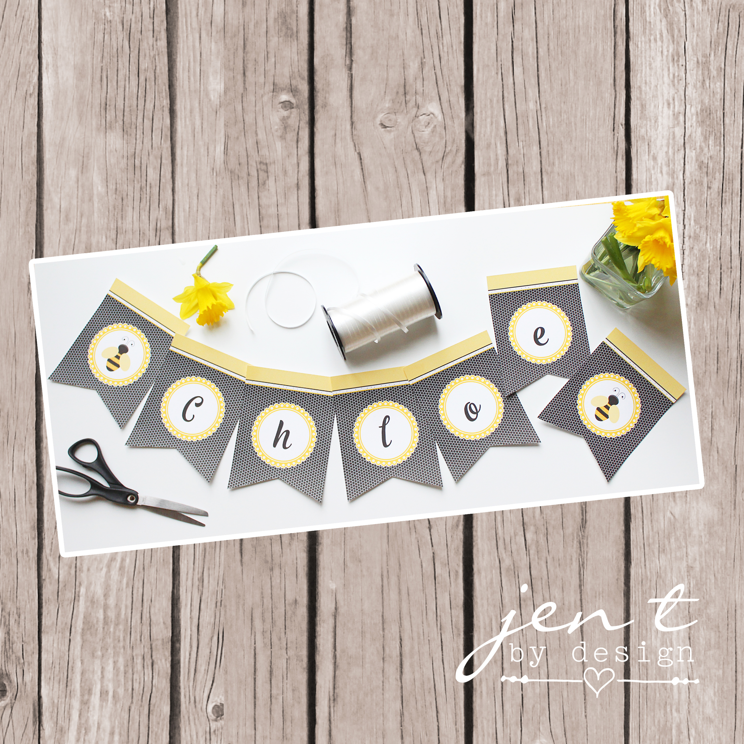 Bumble Bee Party Banner