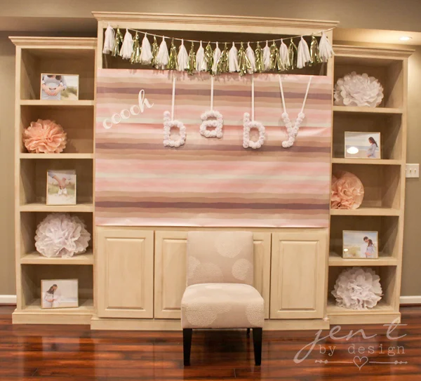 Pink & Gold Sparkle Baby Shower