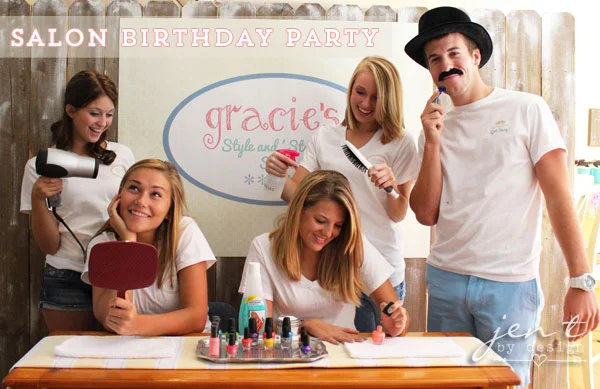 Salon Birthday Party - PART 1 - The Decor