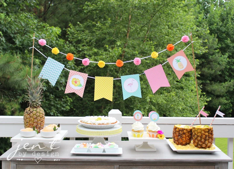 Flamingo Birthday Party Collection