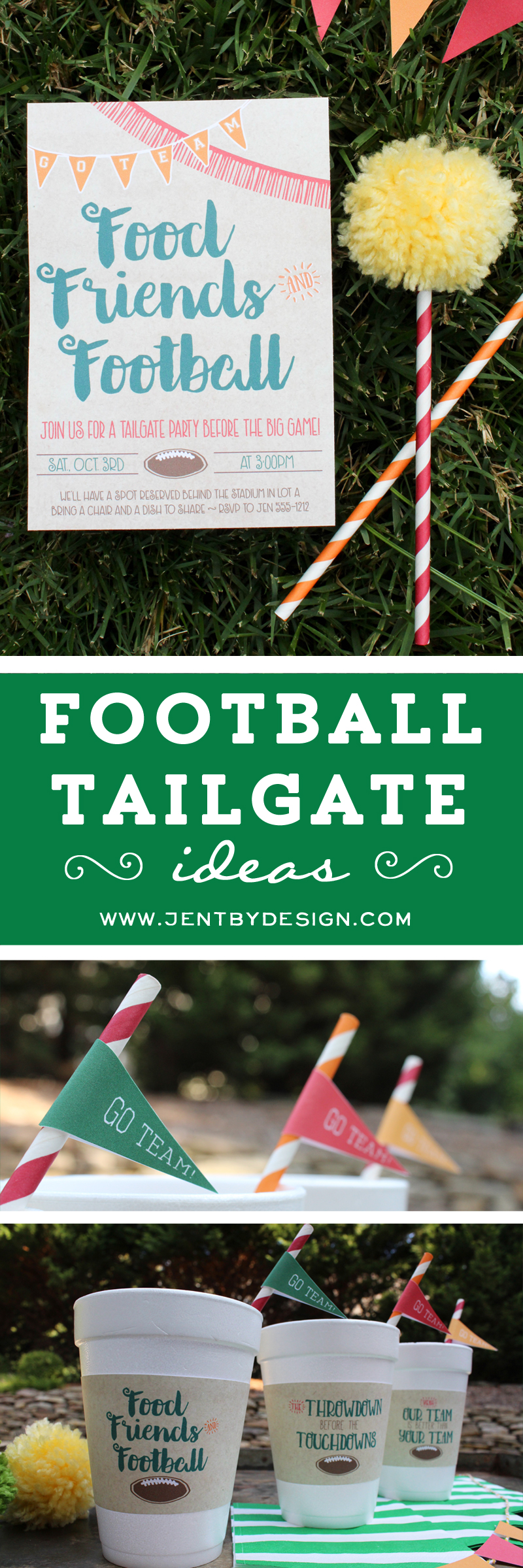 Football Straw Topper | Straw Buddy | Straw Charm | Straw Decoration