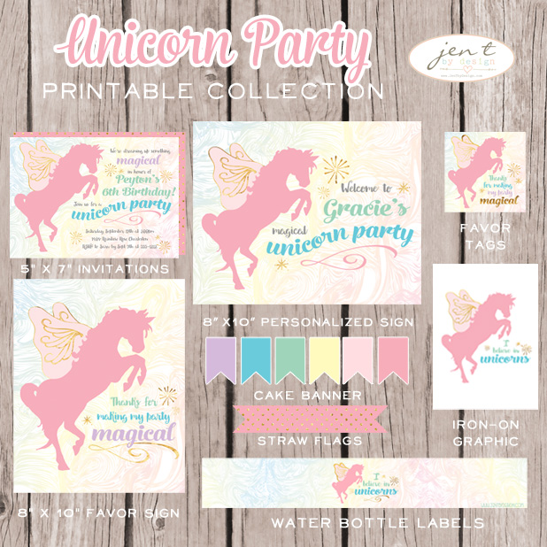 Unicorn Party Favors With Free Printable Tags