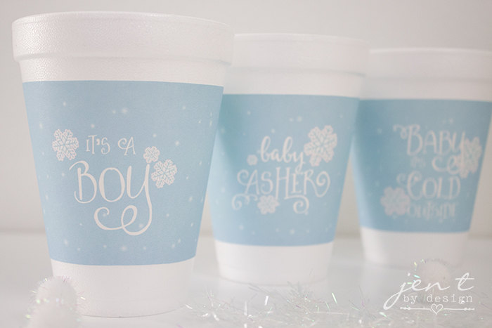 To-Go Coffee Cups  Baby, It's Cold Outside! (hot pink)