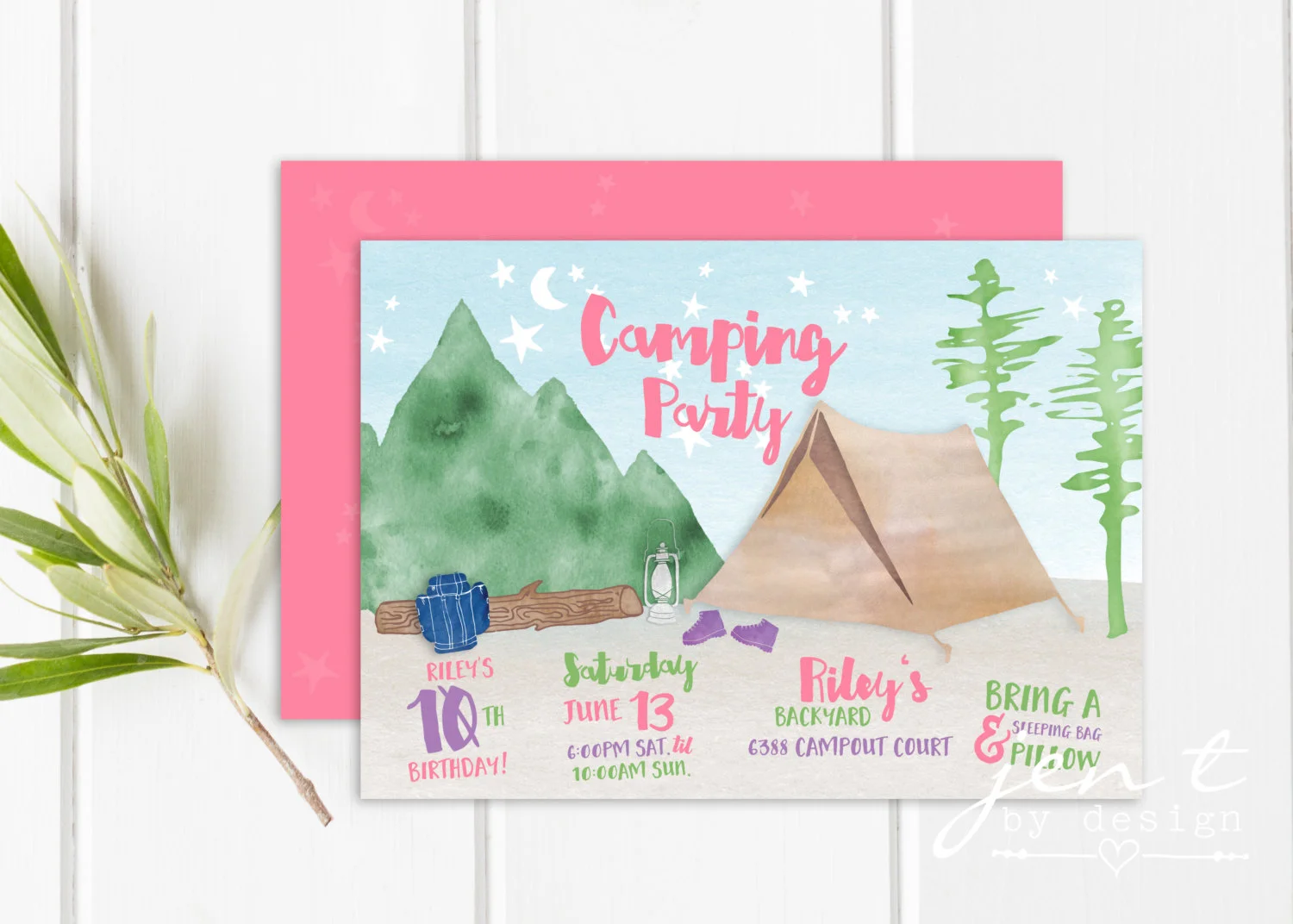 girls-camping-party-invitations-jen-t-by-design