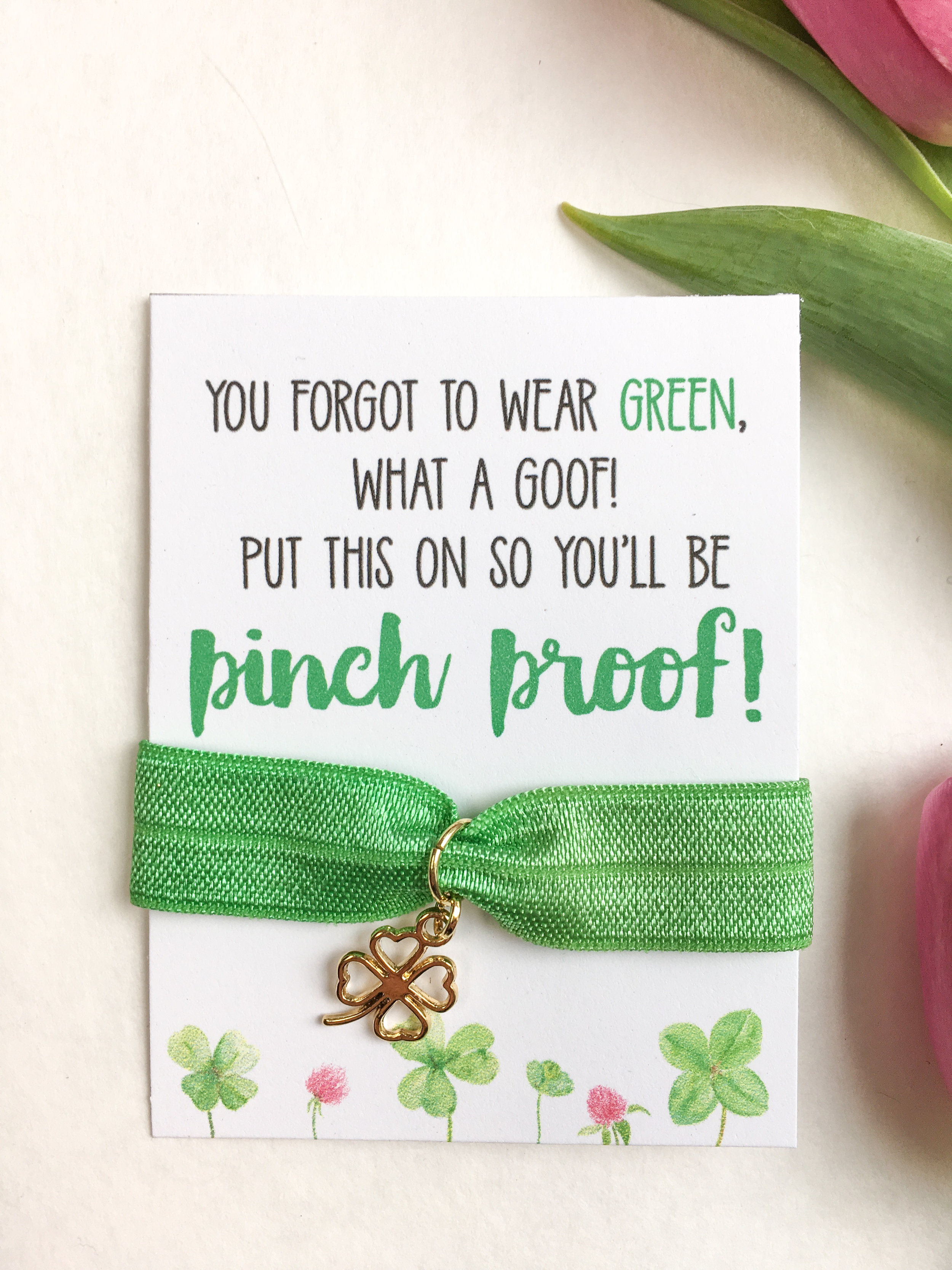 St. Patrick's Day DIY Bracelet 