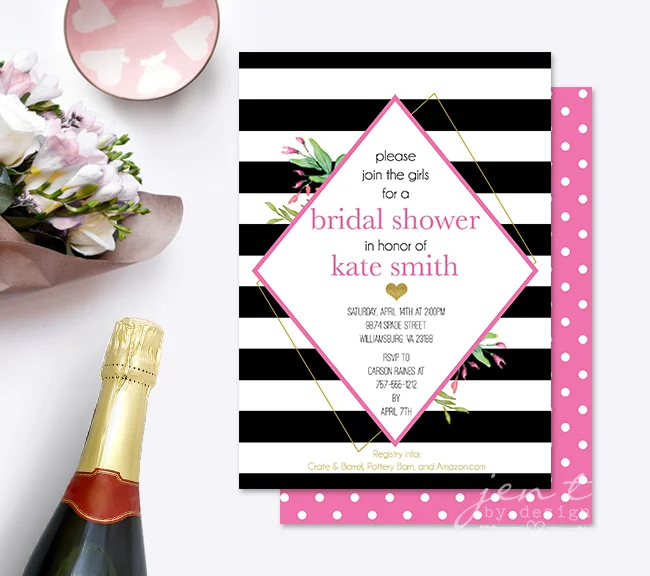 Kate Spade Inspired Bridal Shower Invitation — Jen T. by Design kate-spade-inspired-bridal-shower-invitation-jen-t-by-design