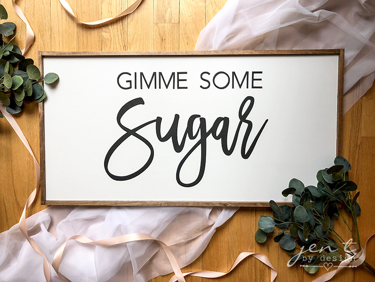 DIY Wooden Farmhouse Sign with Cricut