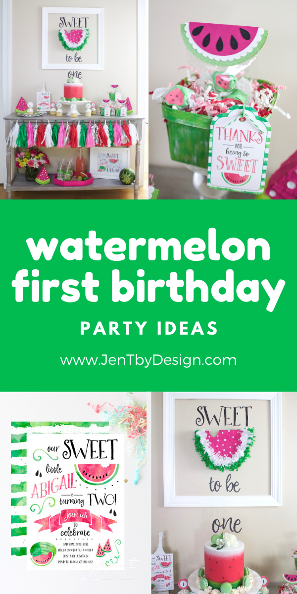 Watermelon First Birthday Party Ideas
