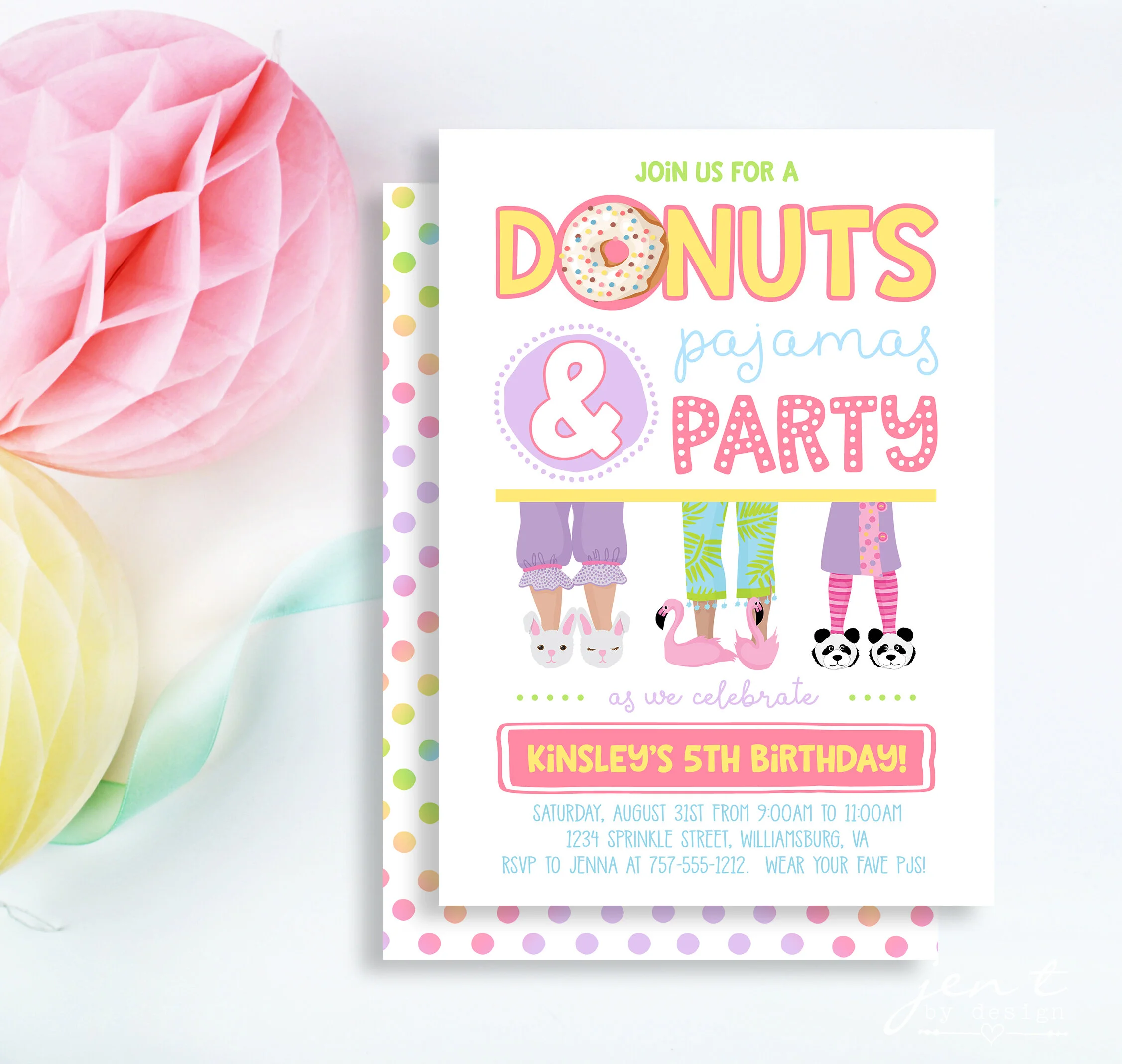 GIRLS PARTY INVITATIONS