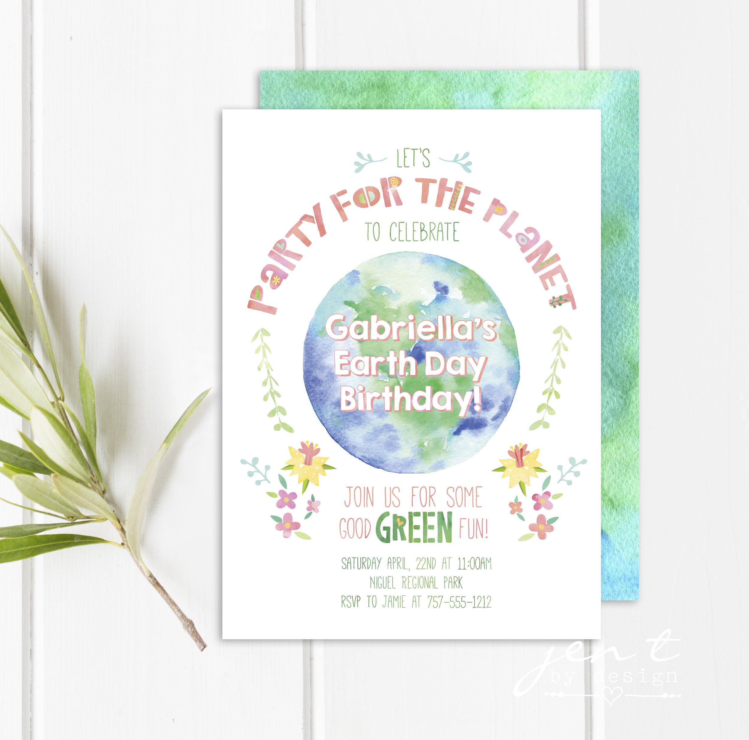 Shop this Earth Day Invite