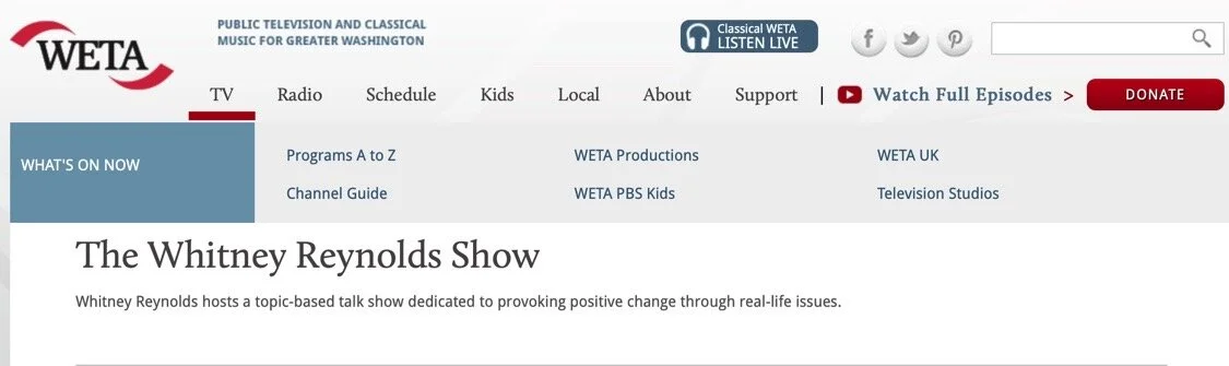 We are on in WASHINGTON D.C.