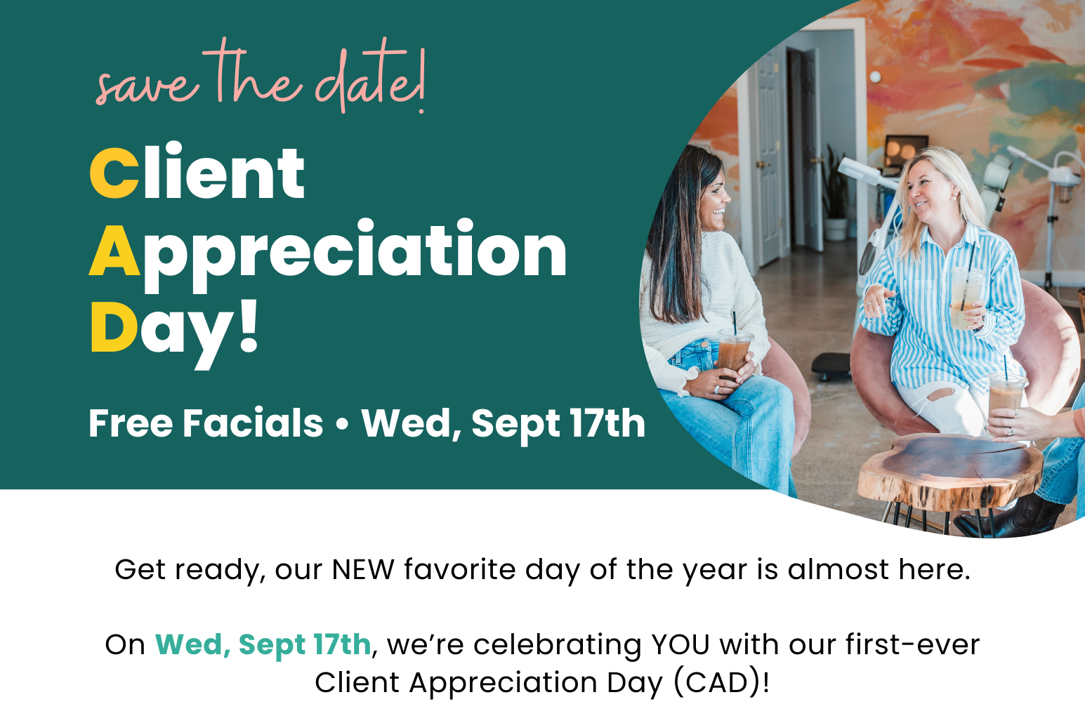 Oasis Face Bar Client Appreciation Day