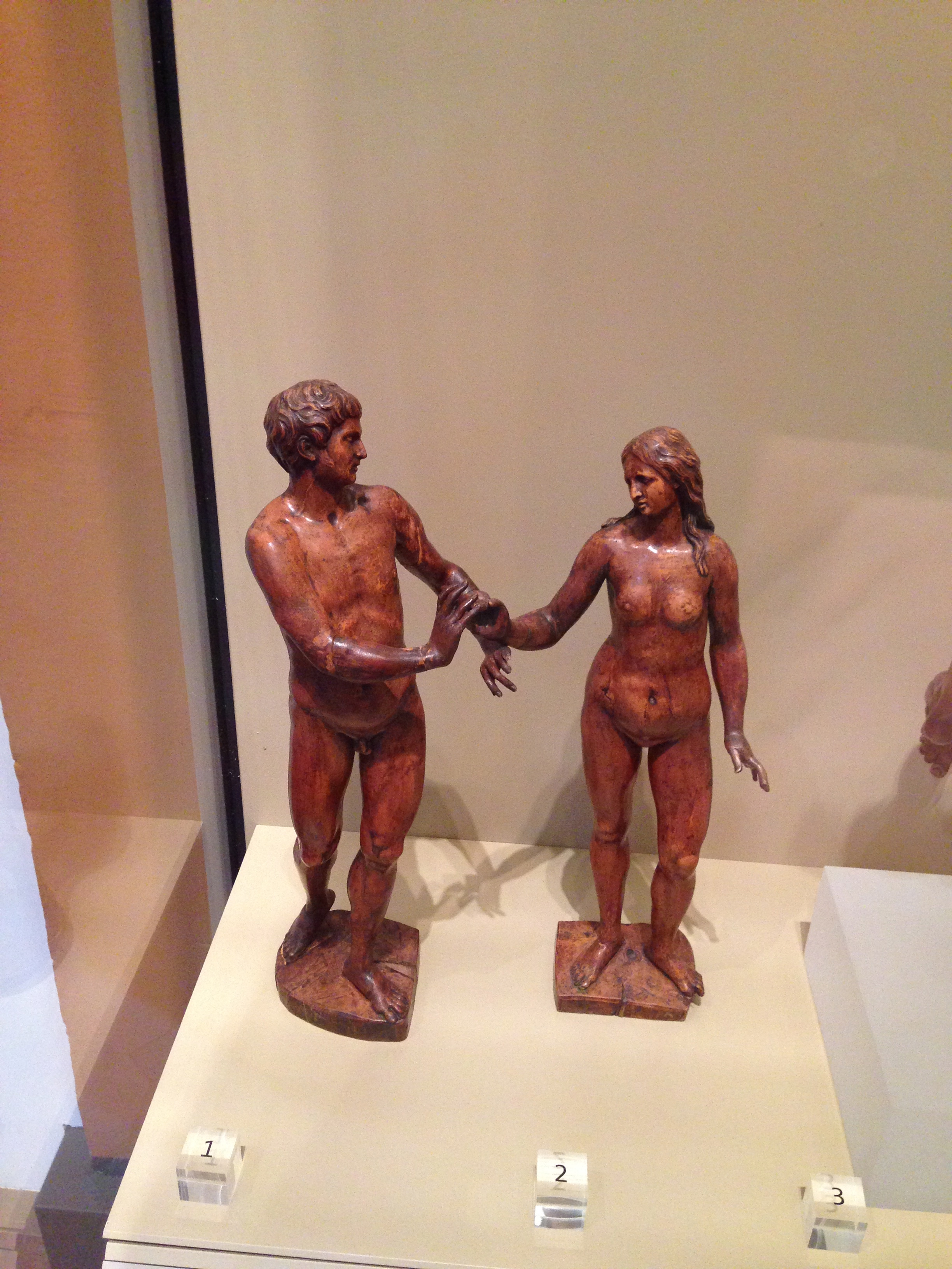  Even Adam and Eve aren't immune to lifting one hip and turning out their feet! 