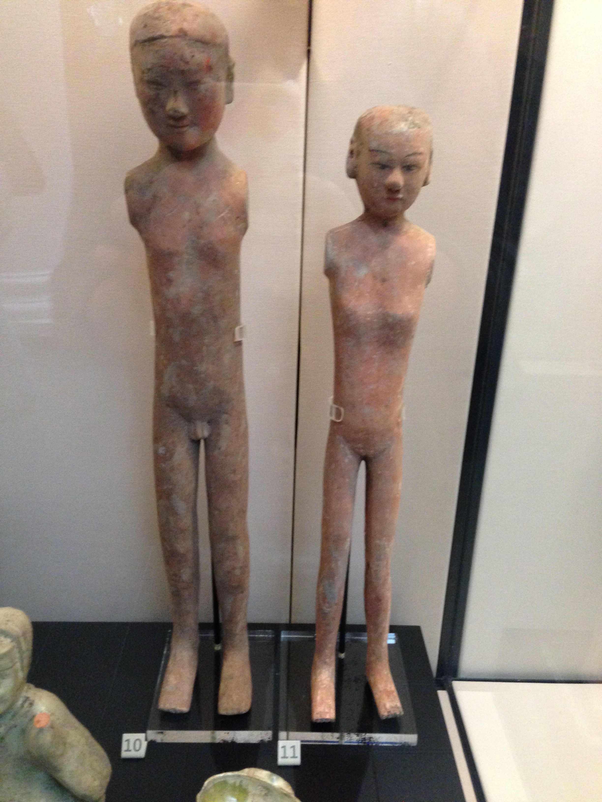  These ancient sculptures depict neutral stance once again-these are Chinese, circa 500 BCE! 