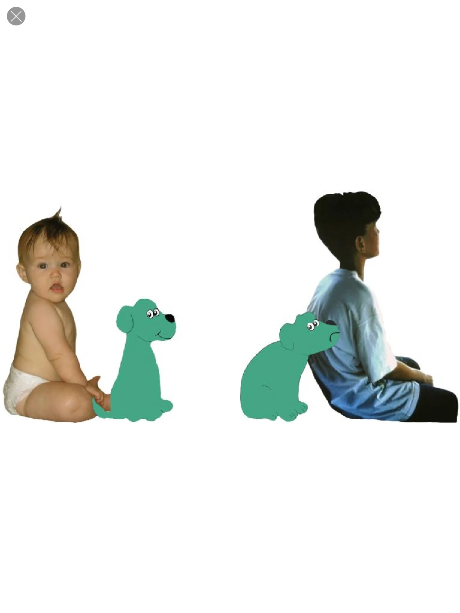 See the naturally upright child on the left? What about the slumpy one on the right? Photo from "Happy dog, Sad dog." Happy Dog= natural spinal curves Sad Dog= tucked pelvis, C cruve in spine