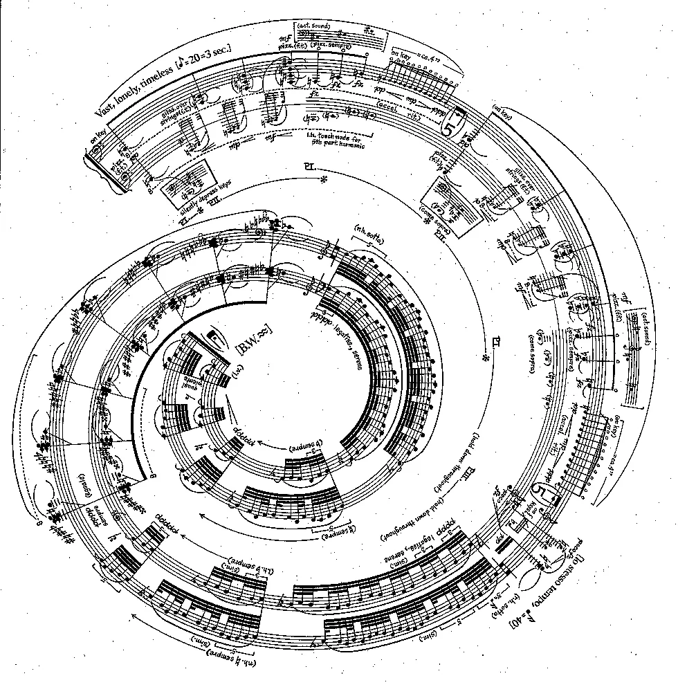 Image from George Crumb's "Makrokosmos"