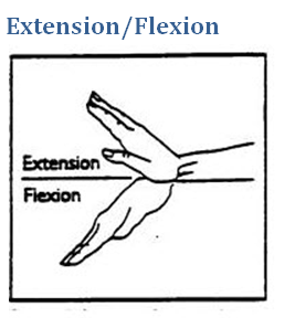 We flex the wrist to type and text, we extend the wrist to do plank and down dog.