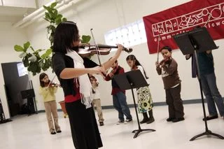 Arlyn at Community Musicworks, circa 2008/2009.