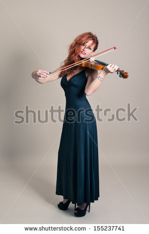  Always good to see a stock photo model in 5 inch heels trying to hold a bow. 