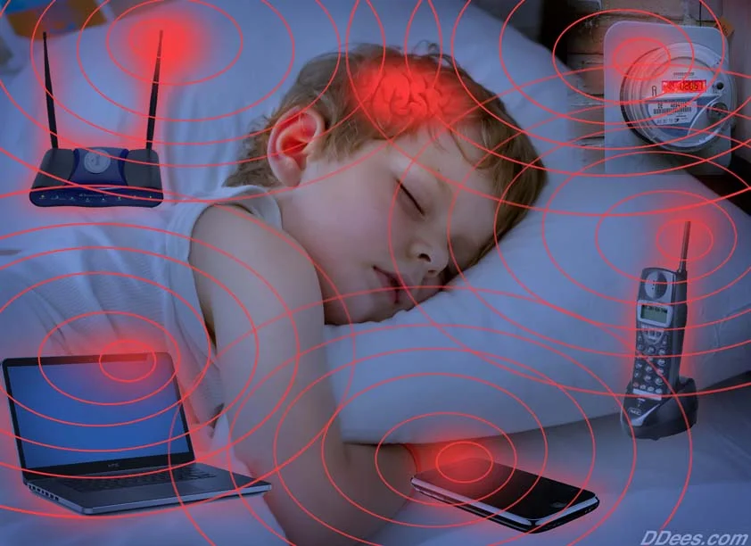 We don't know the long term effects of radiation, wifi, and other technological signals on the brain and sleep. Consider airplane mode, turning things off, and keeping them away from bed!