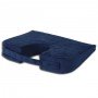 One of these cut-out cushions could help relieve some of the pain of sitting.