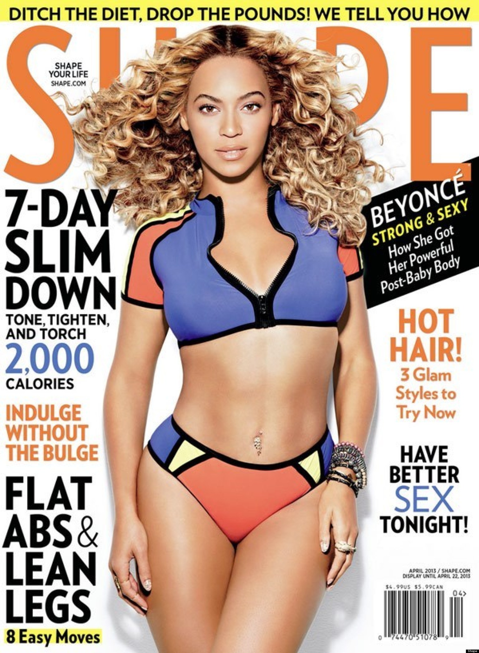I love Beyonce, but I hate bogus slogans that suggest that a certain move will give you flat abs/lean legs, and lean down in a week.