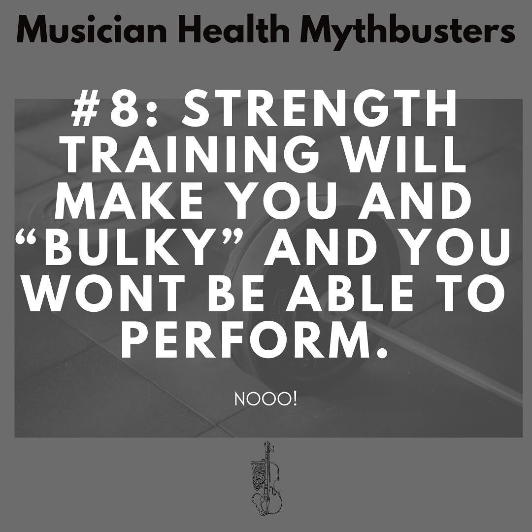 Another myth to bust over here.

#musicianshealthcollective #violin #stringplayer #classicalmusic #pain #painscience #musiceducation #musiced #viola #cello #bass #flute #oboe #clarinet #bassoon #horn #trombone #tuba #trumpet #percussion #piano #voice